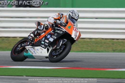 2010-06-26 Misano 0164 Rio - Superstock 1000 - Free Practice - Denis Sacchetti - KTM 1190 RC8 R